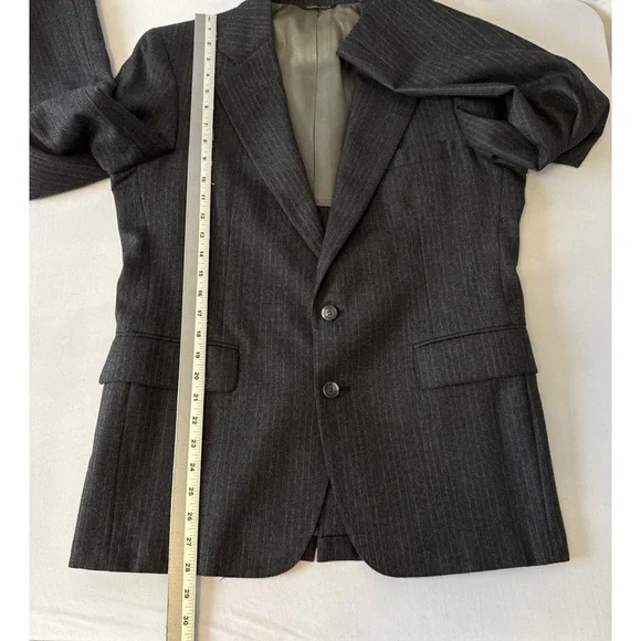 VTG Cricketeer Harris Men's 40S Tweed Wool Blazer Pinstripe Suit Jacket Ivy Trad